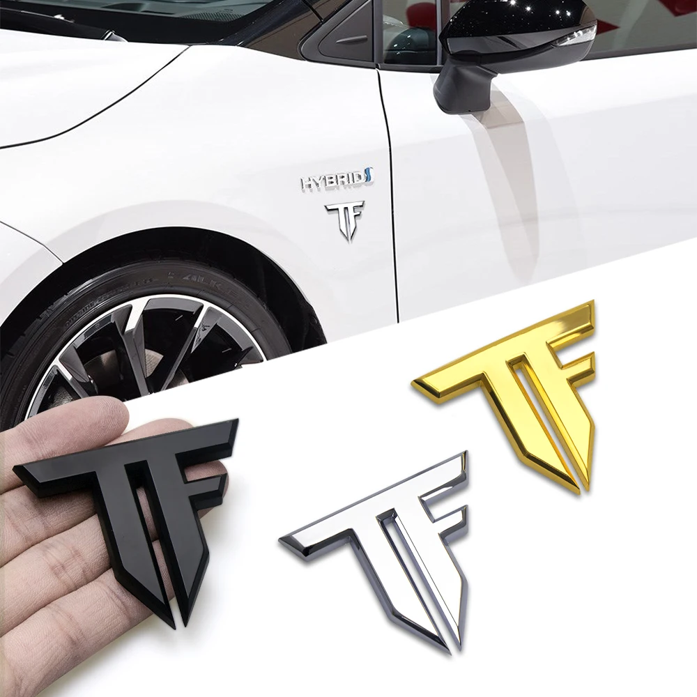 Motorcycle Gear Logo - 1pc 3D メタル TF エンブレムバッジ車のデカールクロームステッカーカースタイリングオートボットスポーツレーシングオートバイ装飾ステッカー