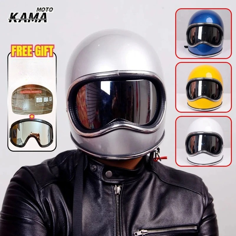 Motorcycle Gear Japan - ホットバイクヘルメット ファイバーグラスシェル モトヘルメット DAVID 2シリーズ ライダーギア