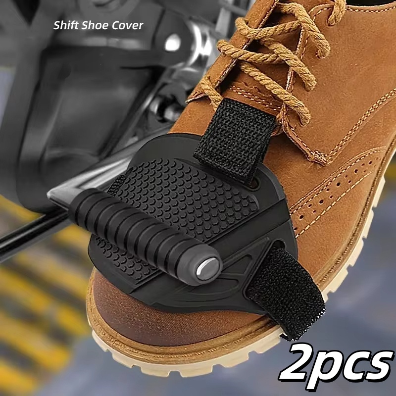 Motorcycle Gear Boots - ゴムオートバイシフトパッドバイク滑り止めギア靴カバーオートバイモトブーツシフターガードプロテクターパッドアクセサリー