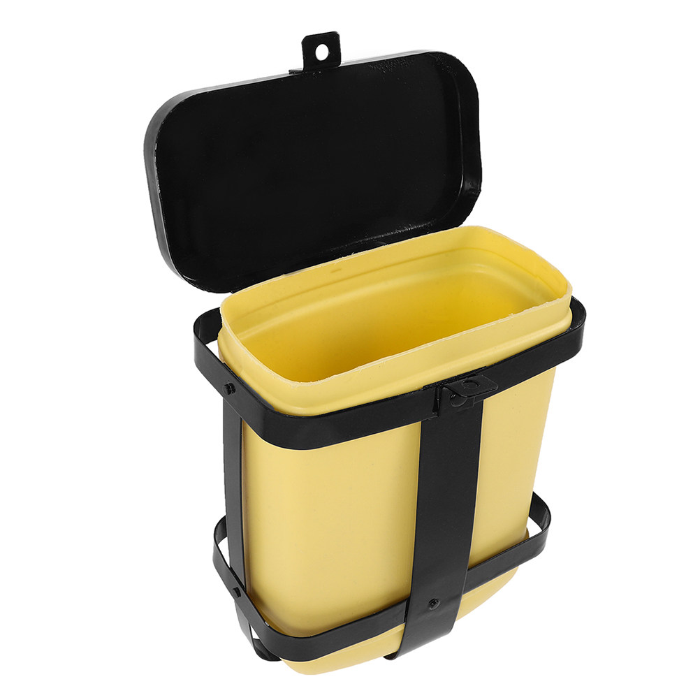 Motorcycle Gear Organizer - バイク用工具収納ケース バンパー取り付け型 高耐久性プラスチック製鉄箱 バイクメンテナンス用 旅行用ギアオーガナイザー
