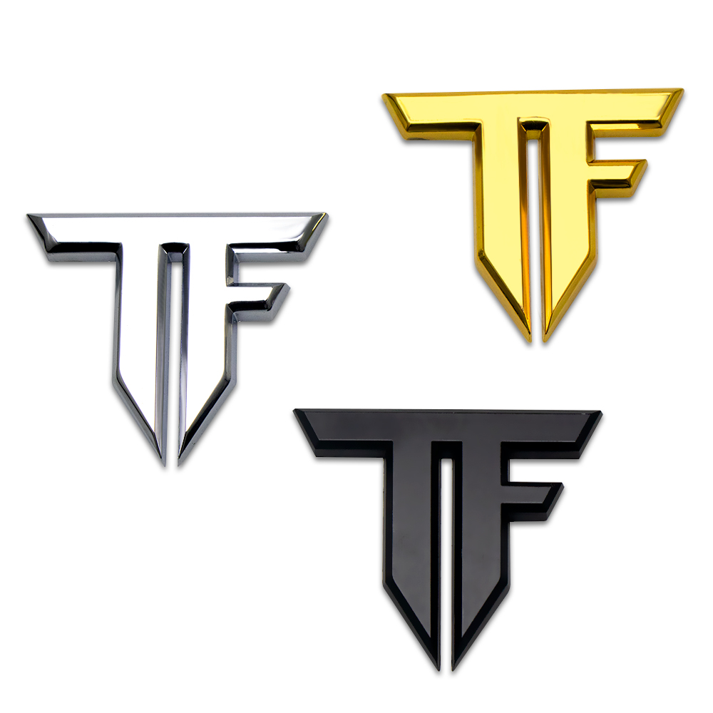 1pc 3D メタル TF エンブレムバッジ車のデカールクロ - Motorcycle Gear Logo のレビューと価格