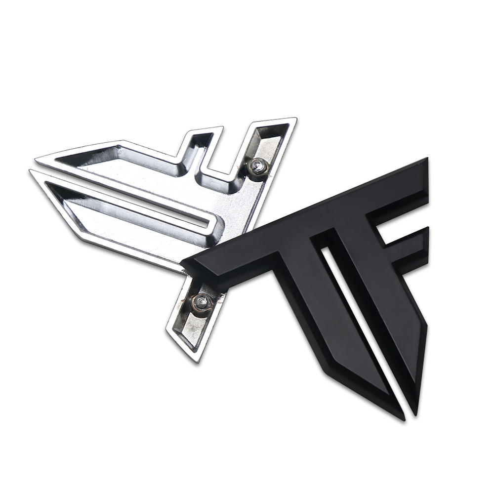 1pc 3D メタル TF エンブレムバッジ車のデカールクロ - Motorcycle Gear Logo のレビューと価格