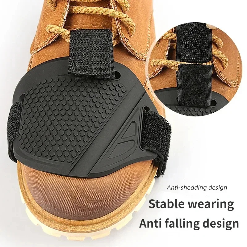 ゴム製オートバイシフトパッドバイク滑り止めギアシューズカバー - Motorcycle Gear Boots のレビューと価格