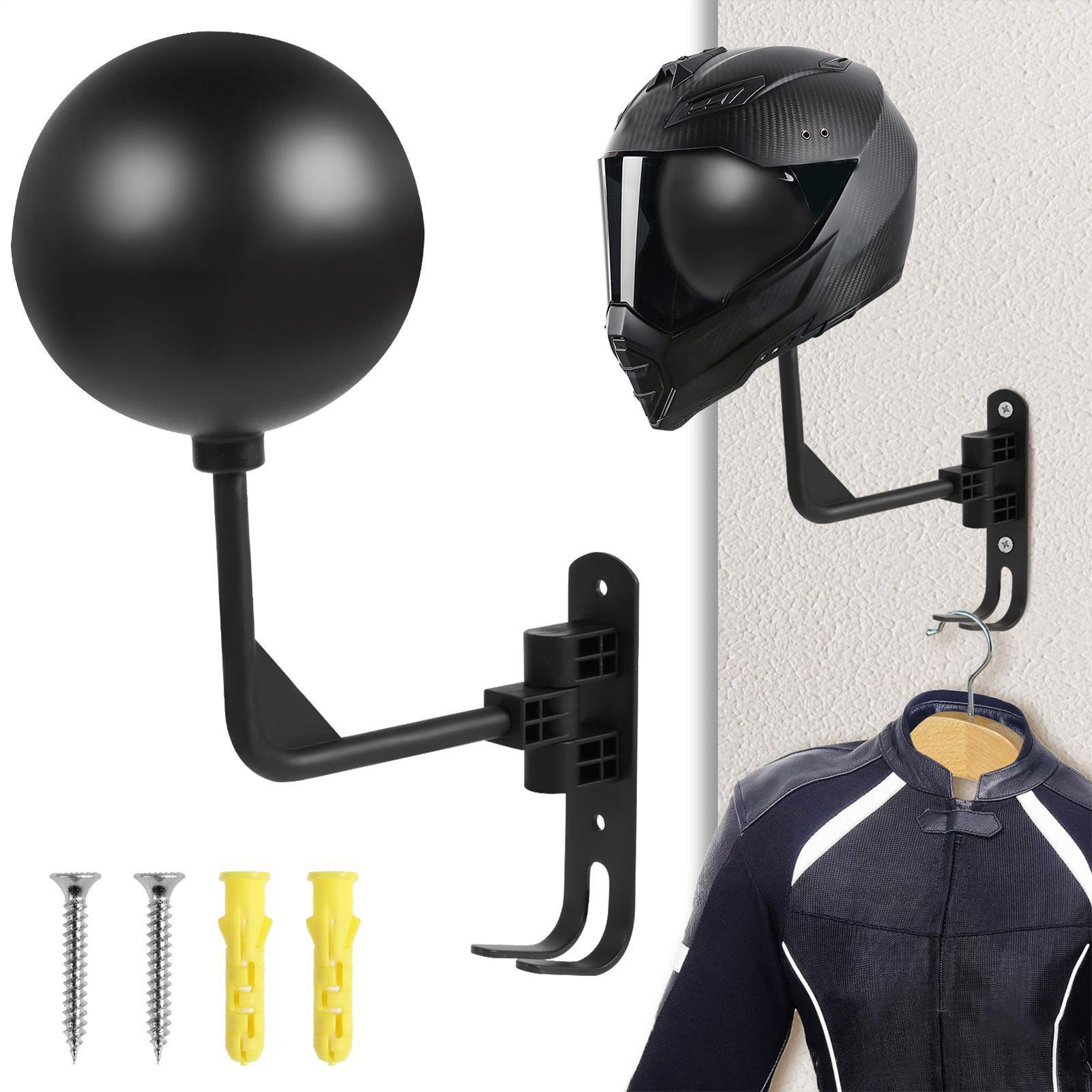 オートバイヘルメットラック壁掛けオーガナイザースタンドヘルメ - Motorcycle Gear Organizer のレビューと価格