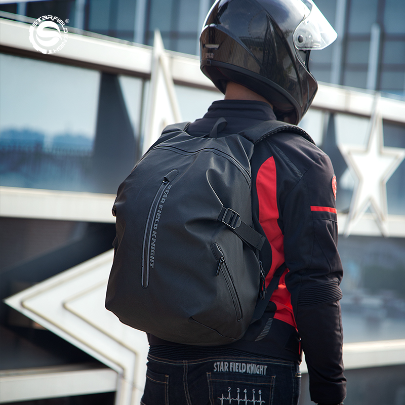 スターフィールドナイト 大容量バイクヘルメットバッグ アウト - Motorcycle Gear Logo のレビューと価格