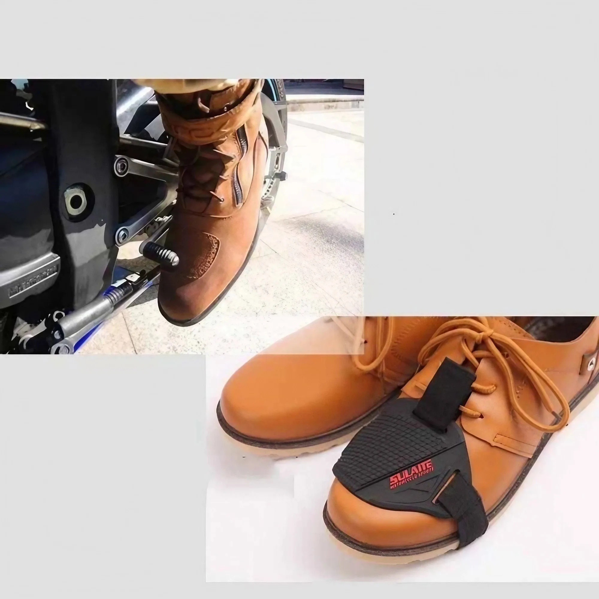 バイク用ラバーギアシフターシューズプロテクター防水滑り止めブ - Motorcycle Gear Boots のレビューと価格