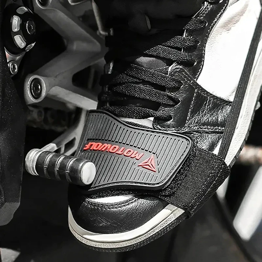 調節可能なオートバイシフトパッドバイク滑り止めギアシューズ保 - Motorcycle Gear Boots のレビューと価格