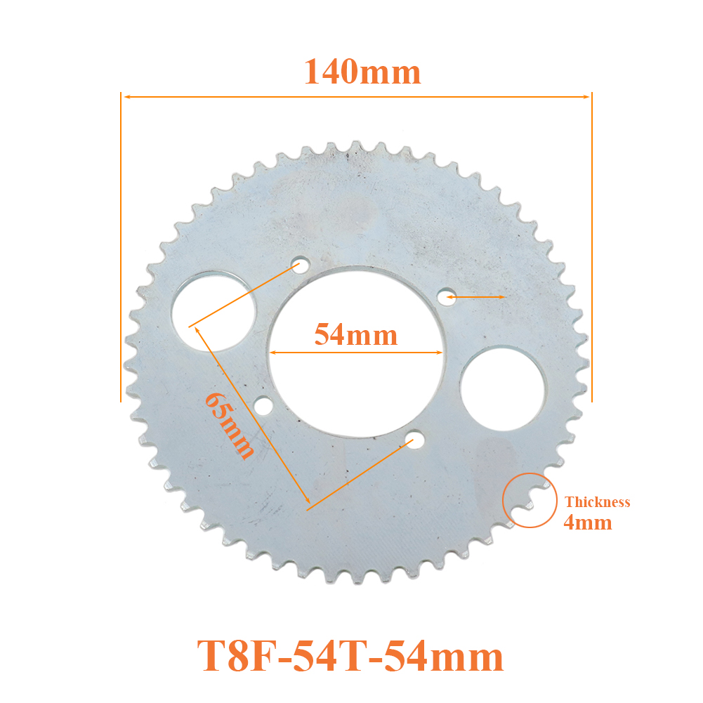 T8F 54Tチェーンプレート 54mm 54歯 リアチェー - Motorcycle Gear Organizer のレビューと価格