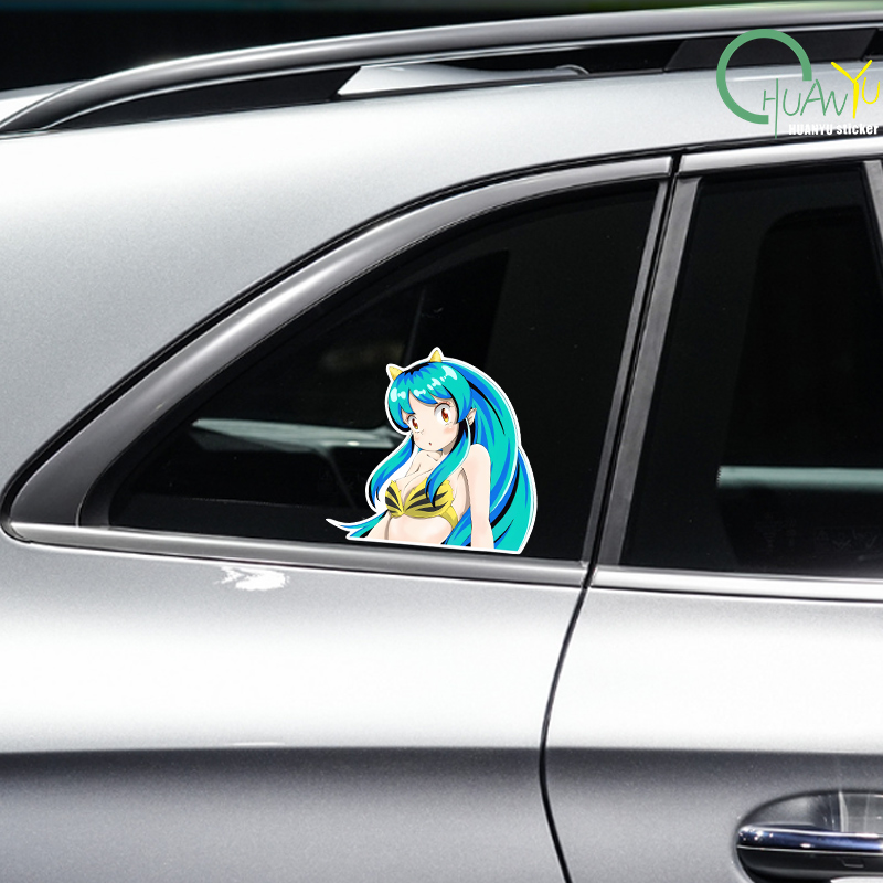 Jdm-ビニール反射防水ステッカー,美しい女の子,かわいい女 - Motorcycle Gear Japan のレビューと価格