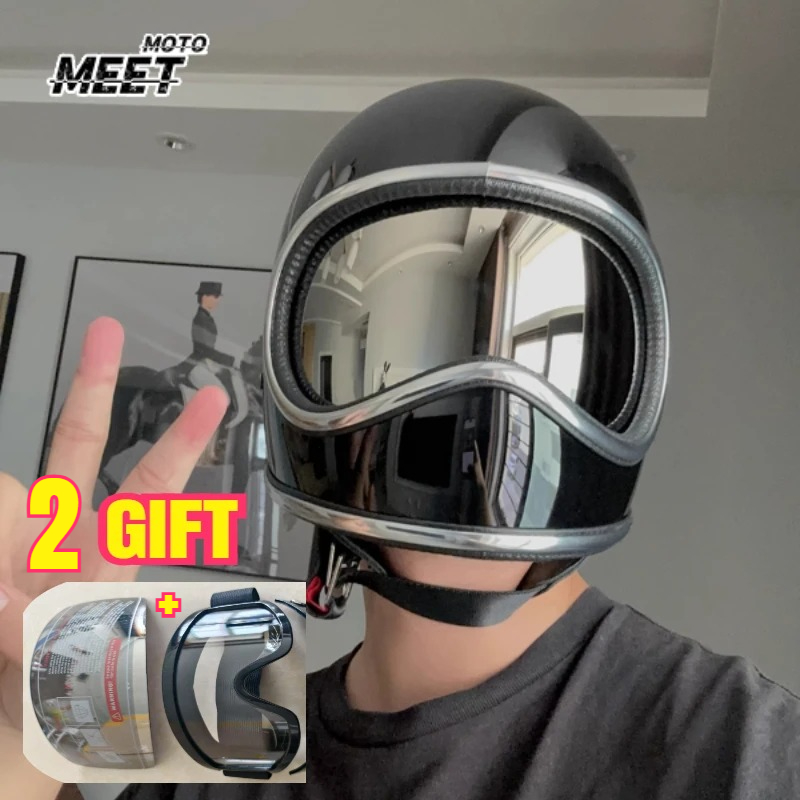 HOT モーターサイクルヘルメット ファイバーグラスシェル  - Motorcycle Gear Japan のレビューと価格