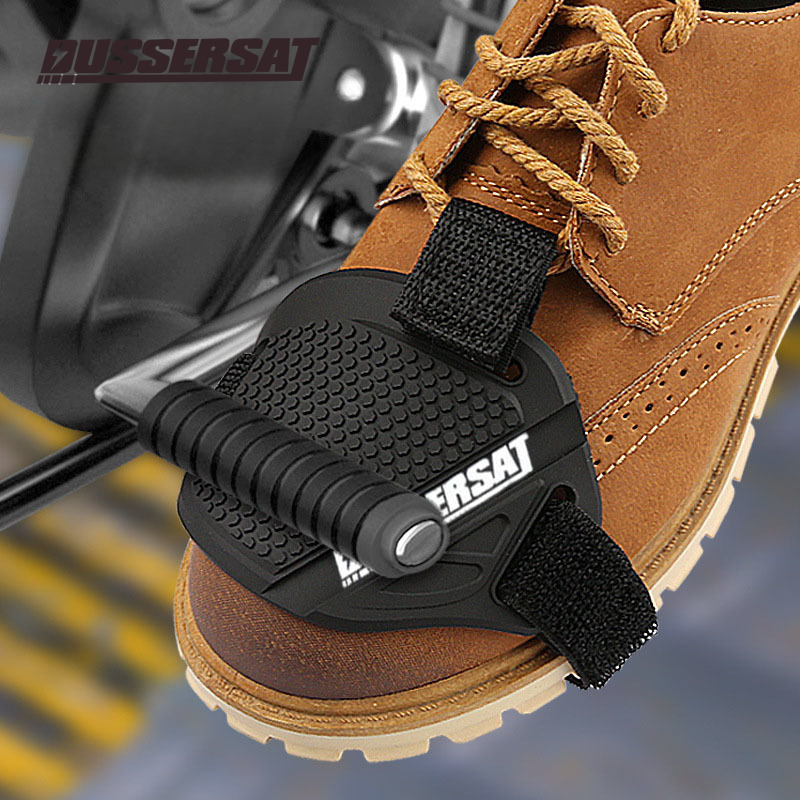 DUSSERSAT オートバイギアシフトパッドカバー保護カバ - Motorcycle Gear Boots のレビューと価格