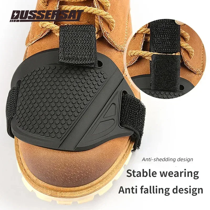 DUSSERSAT オートバイギアシフトパッドカバー保護カバ - Motorcycle Gear Boots のレビューと価格