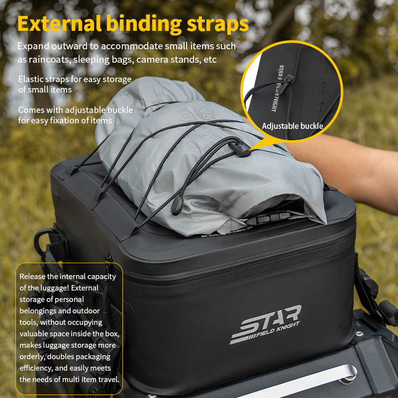 SFKユニバーサル13Lブラックバイクバッグ防水リアシートア - Motorcycle Gear Organizer のレビューと価格