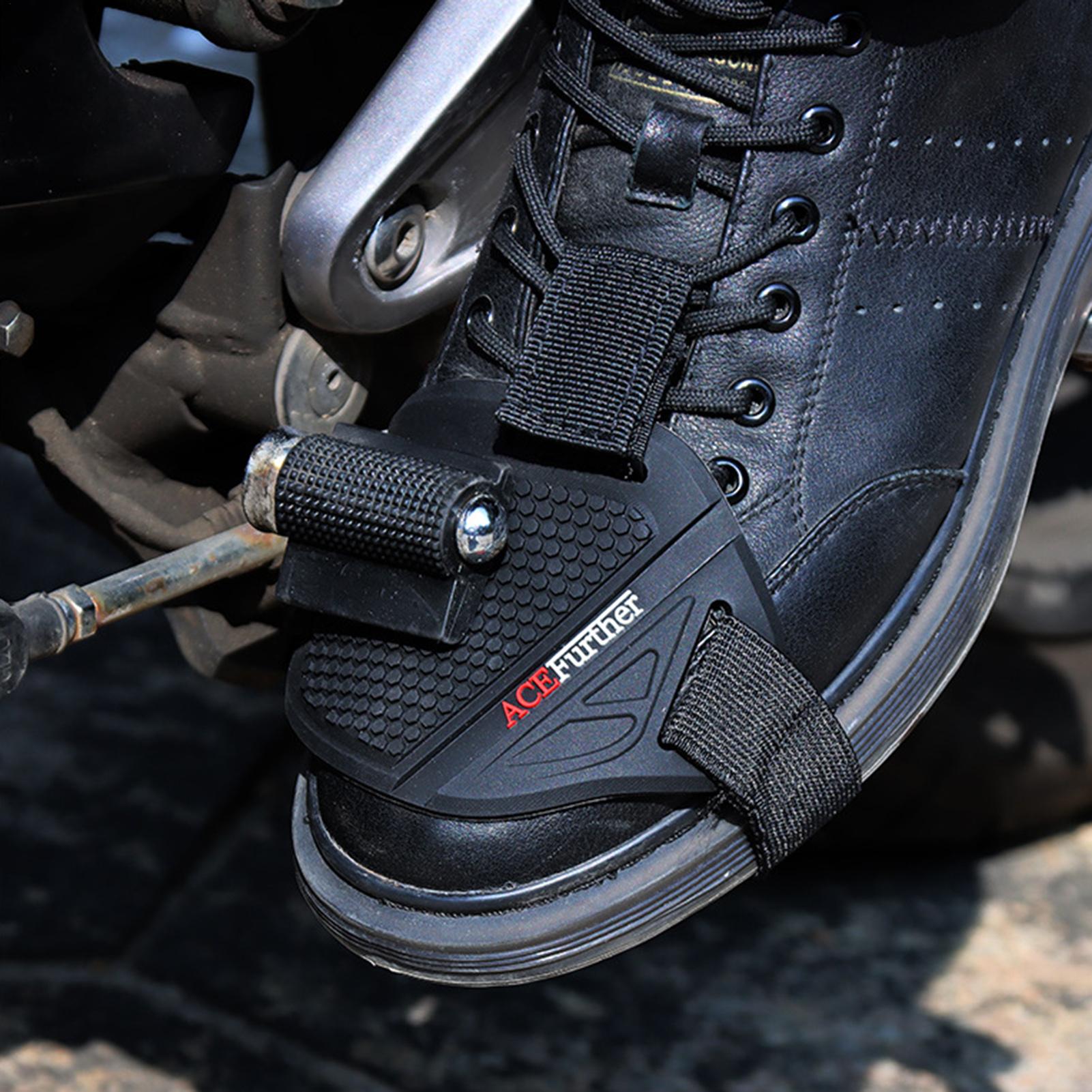 オートバイのギアシフトシューズカバーパッドプロテクター、ブー - Motorcycle Gear Boots のレビューと価格