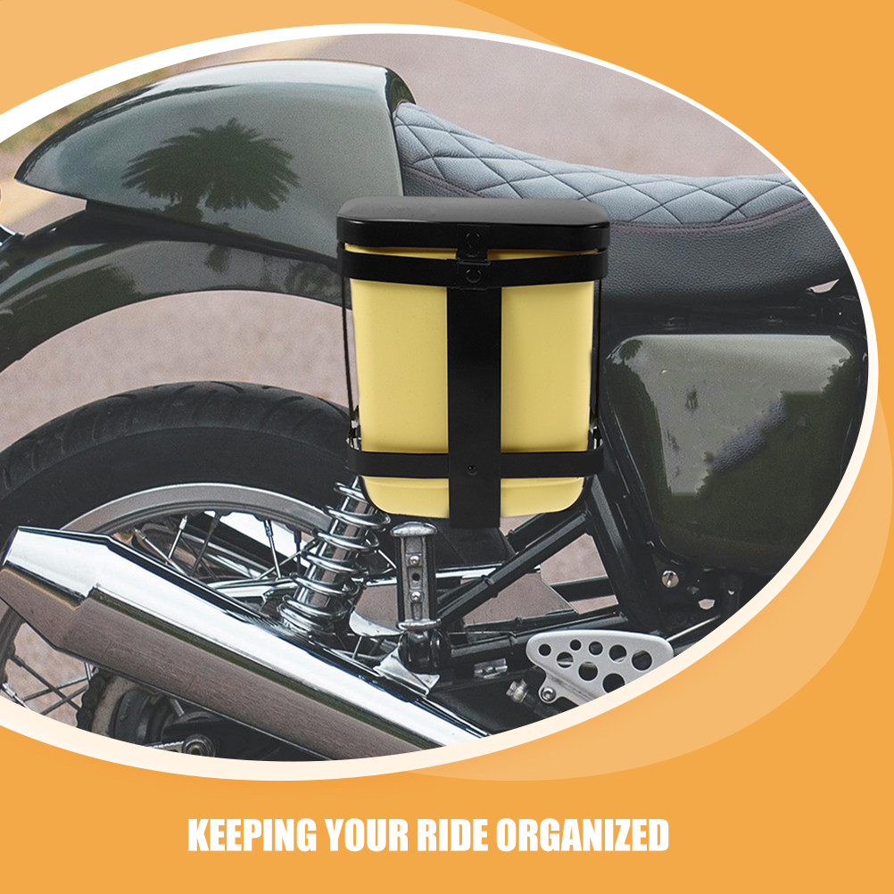 バイク用工具収納ケース バンパー取り付け型 高耐久性プラスチ - Motorcycle Gear Organizer のレビューと価格