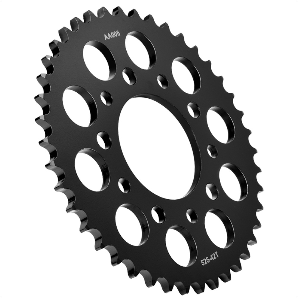 525 15T 42T フロントリアスプロケットギアホイール - Motorcycle Gear Japan のレビューと価格